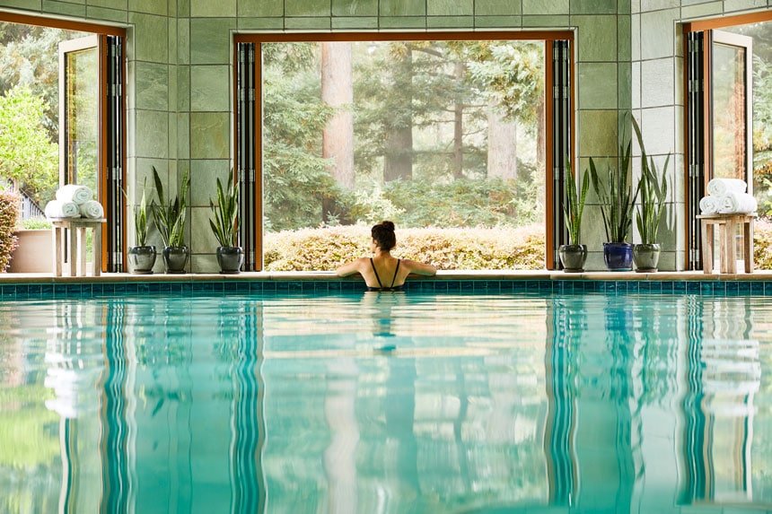 indoor pool canyon ranch woodside - ALO Magazine