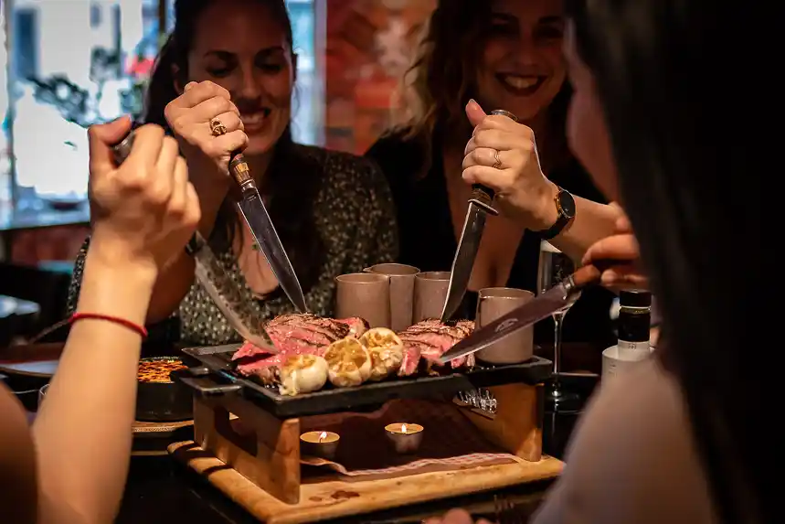 Midtown Grill Amsterdam — signature steak dish