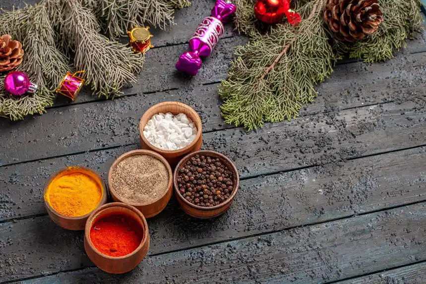 Colorful Middle Eastern spices