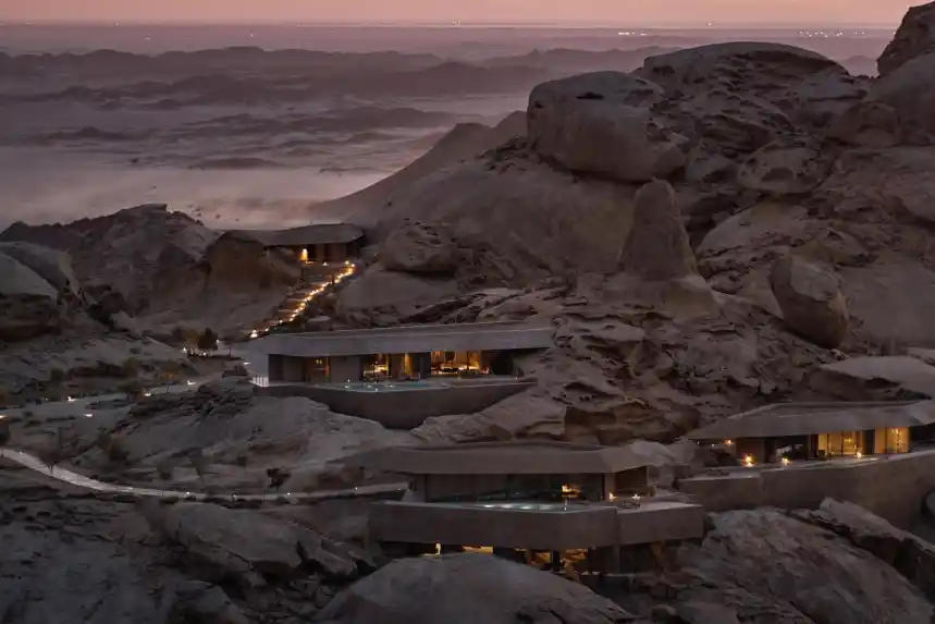 Desert Rock — by night