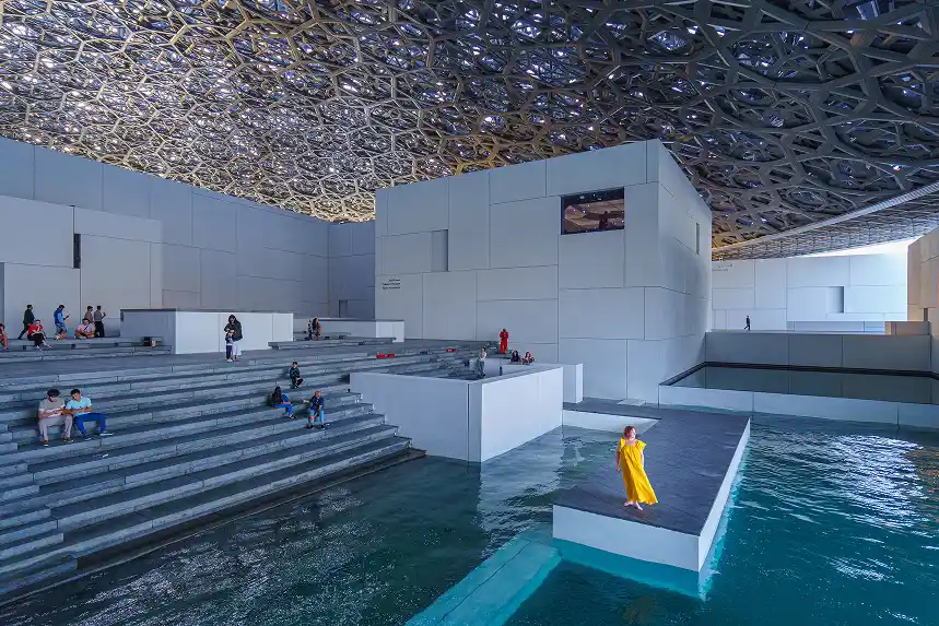 Louvre Abu Dhabi dome interior