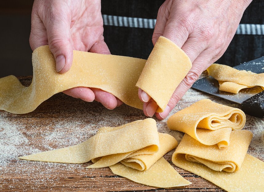 Hand-rolled fresh pasta