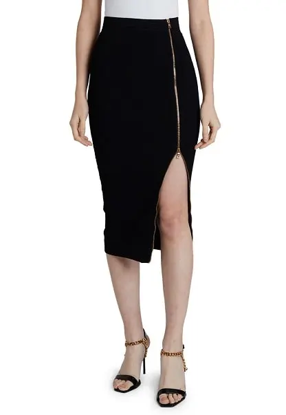 balmain pencil skirt
