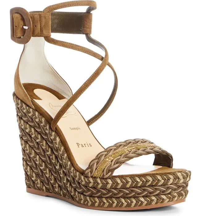 christian louboutin wedge sandals alo magazine