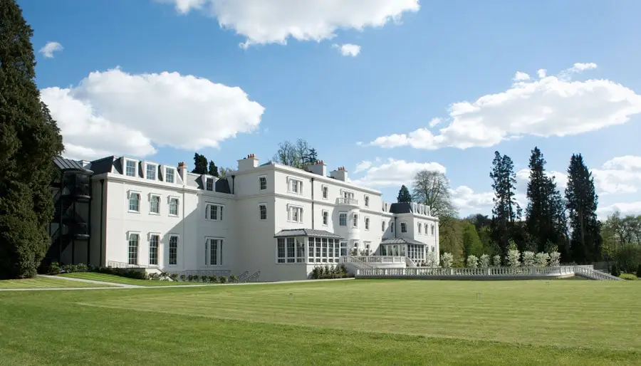 Coworth Park exterior from croquet lawn - ALO Magazine