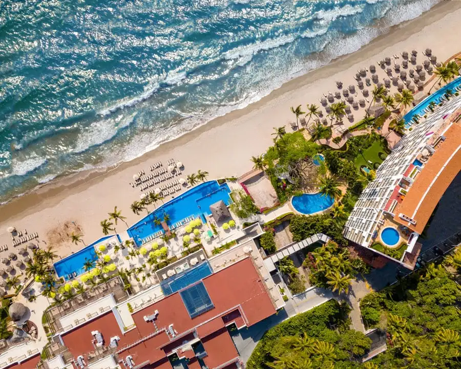 Hyatt Ziva Puerto Vallarta Aerial Overhead - ALO Magazine
