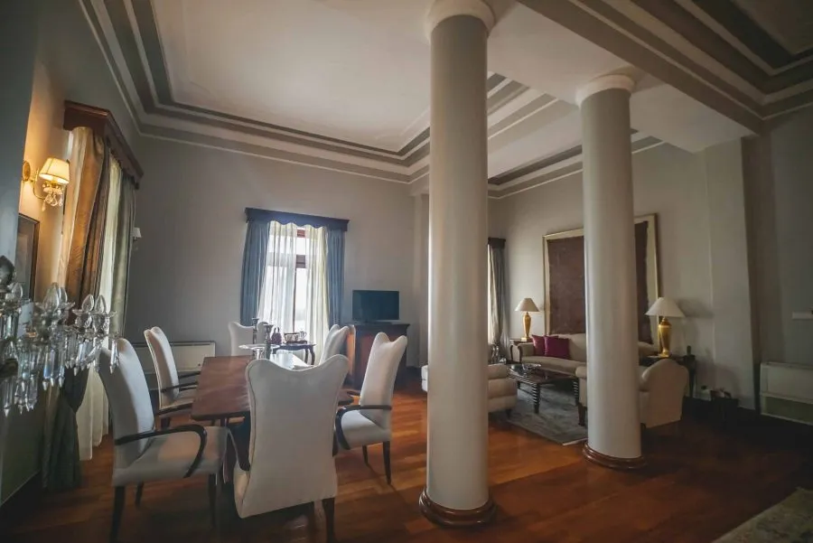 Ananda in the Himalayas_Viceregal Suite_Dining and Living Rooms - ALO Magazine