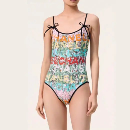 Chanel jersey stretch swimsuit