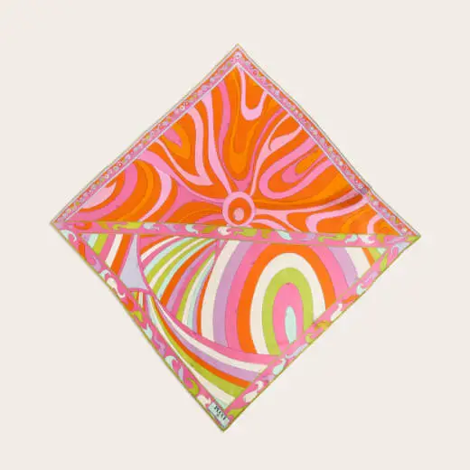 Emilio Pucci Iride and Marmo scarf