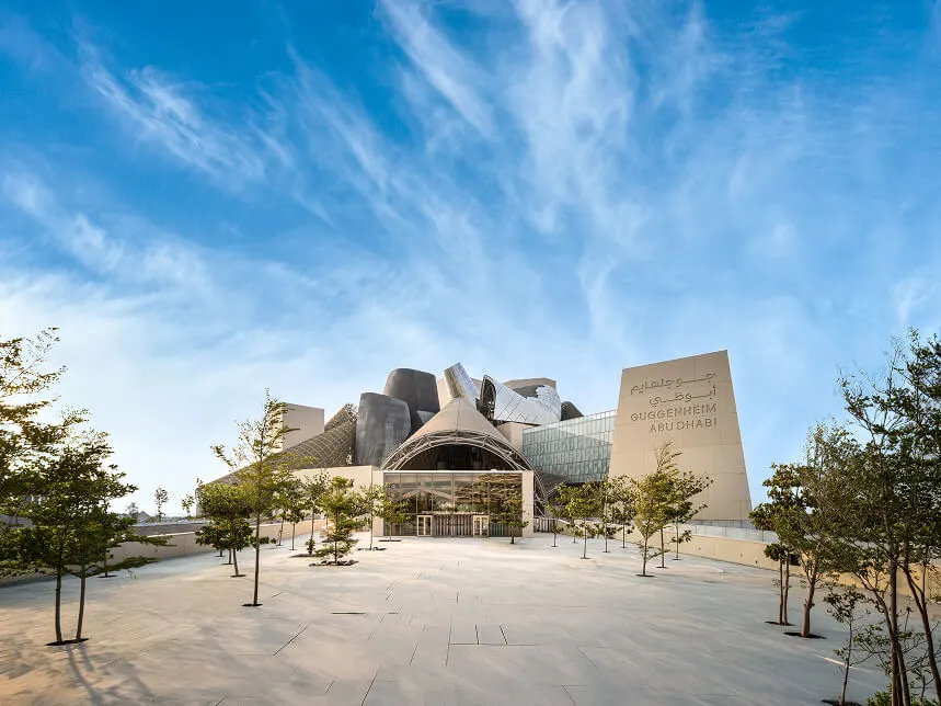 Guggenheim Abu Dhabi, designed by Frank Gehry