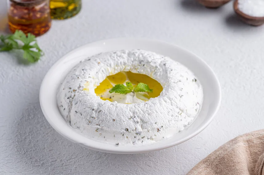 Olive oil in the morning table